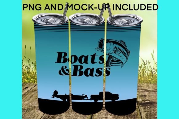 Download Blue Bass &amp; Boats Fishing Tumbler PNG - Fishing tumbler png Collection