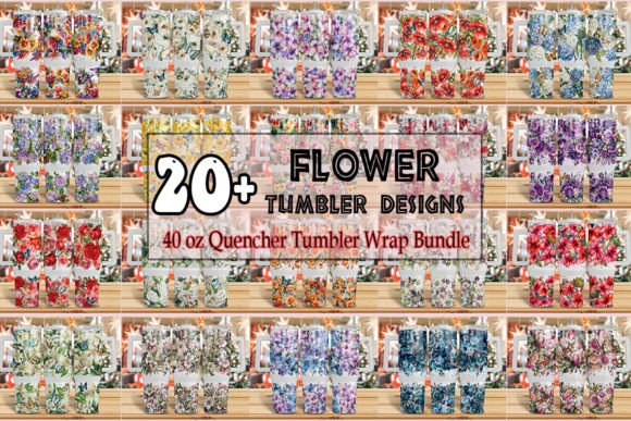 Download Flower 40oz Quencher Tumbler Wrap Bundle - 40oz quencher tumbler wrap Collection